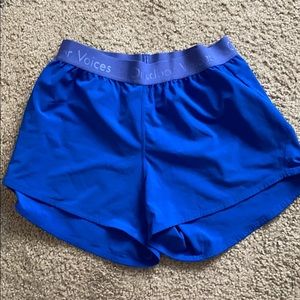 Outdoor Voices Blue Running Shorts